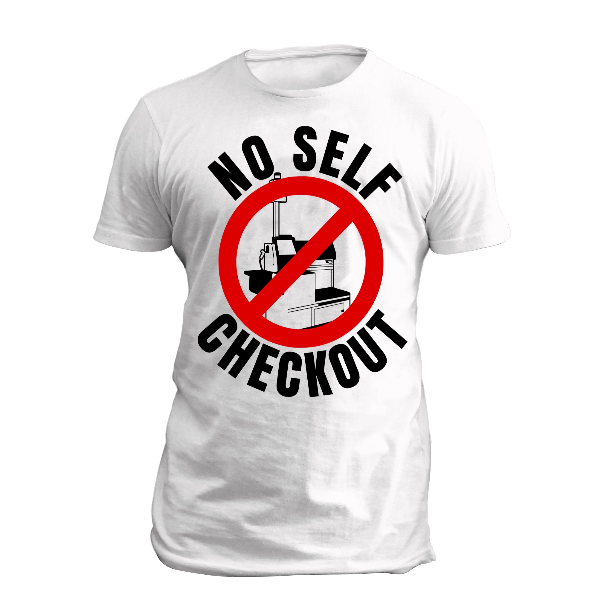 No Self Checkout (wht)